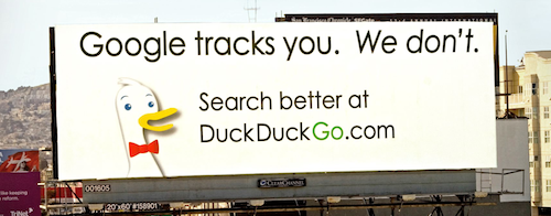 DuckDuckGo billboard