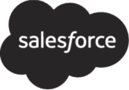 Salesforce logo black