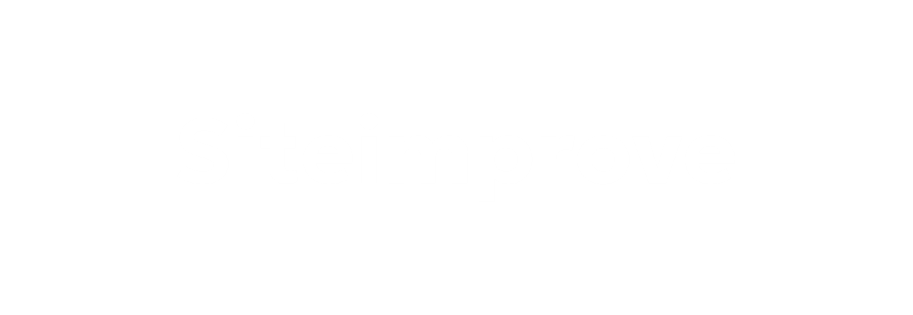 White text "Siteimprove" centered on a light gray background, reflecting clean design and team spirit.